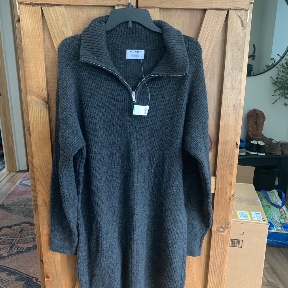 Old navy; Quarter zip dress